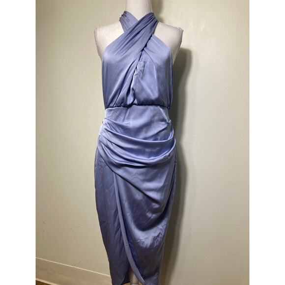 Do + Be Light Blue Sleeveless Satiny - Picture 1 of 3